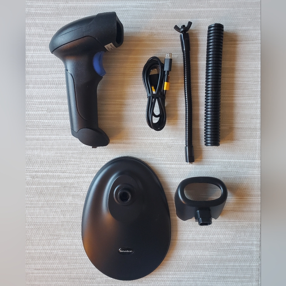 NetumScan Wireless Barcode Scanner With Stand NSL8S-VINE NEW
